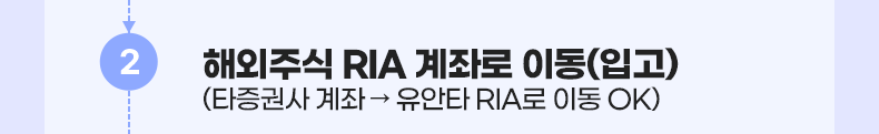 해외주식 RIA계좌로 이동(입고)(타증권사 계좌 → 유안타 RIA로 이동 OK)